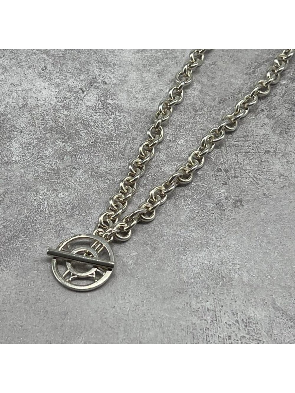 Tiffany & Co Open Atlas Toggle Necklace